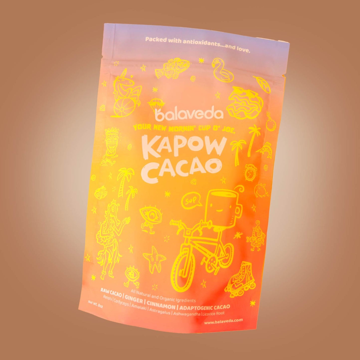 100% Organic Raw Cacao Coffee Replacement Powder